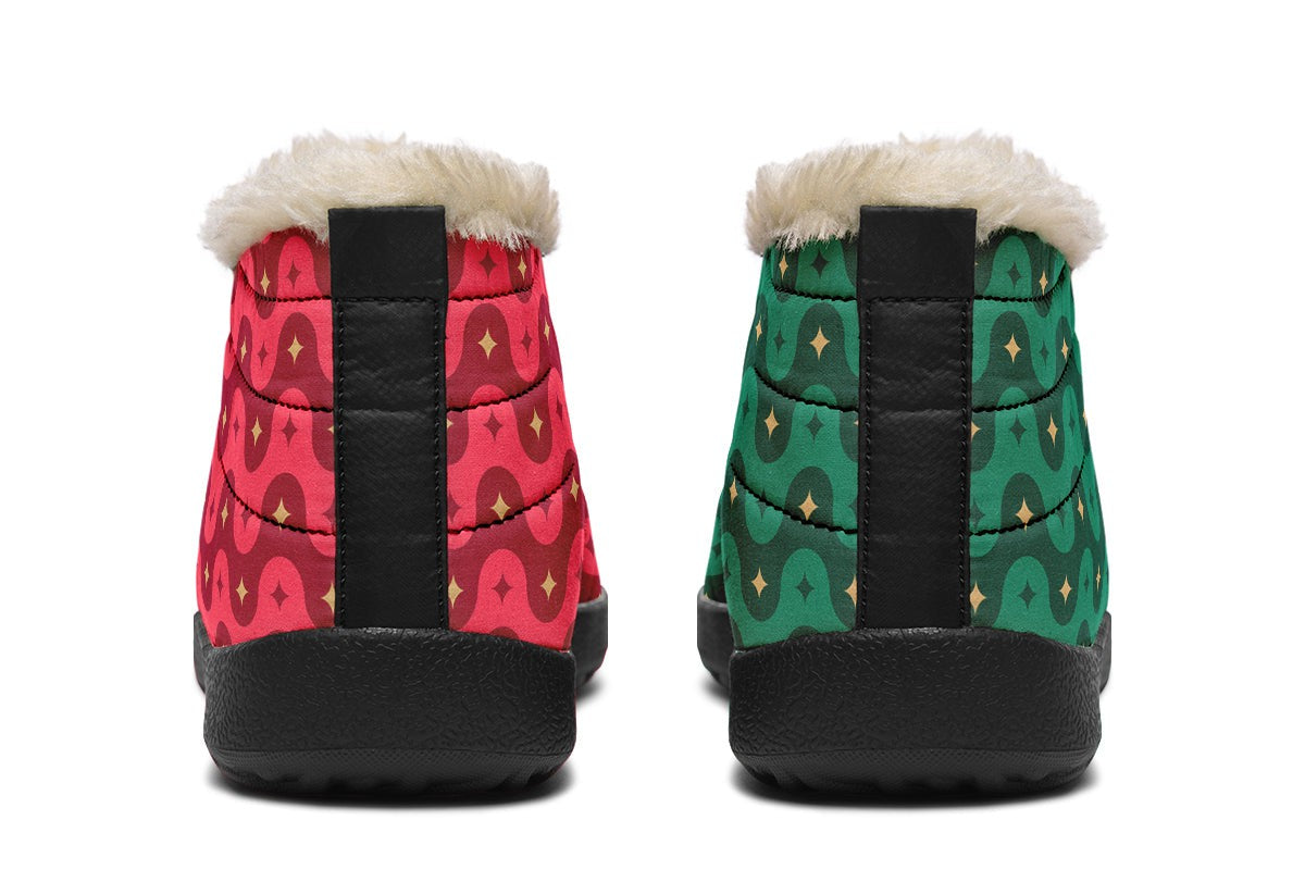 Red And Green Wave Star