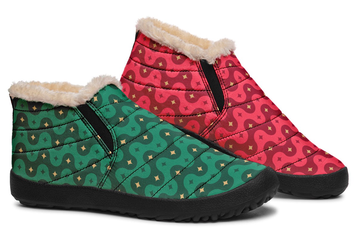 Red And Green Wave Star