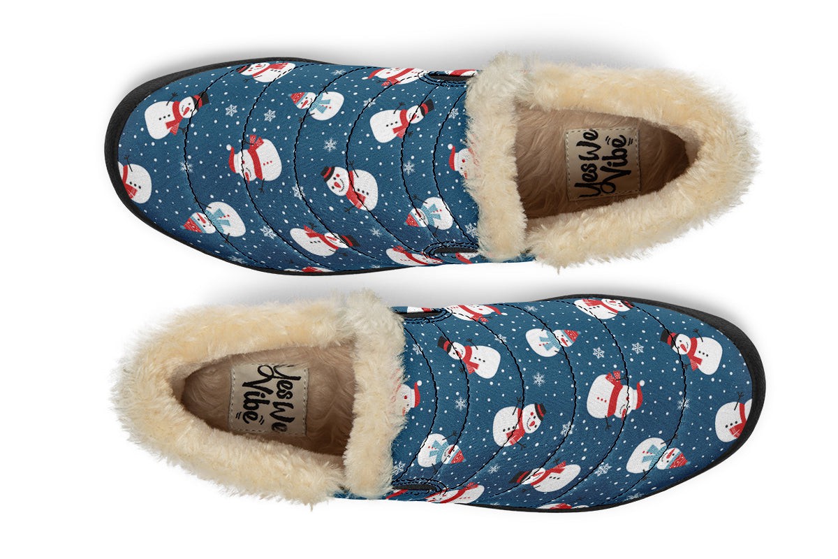 Snowman And Snowflakes