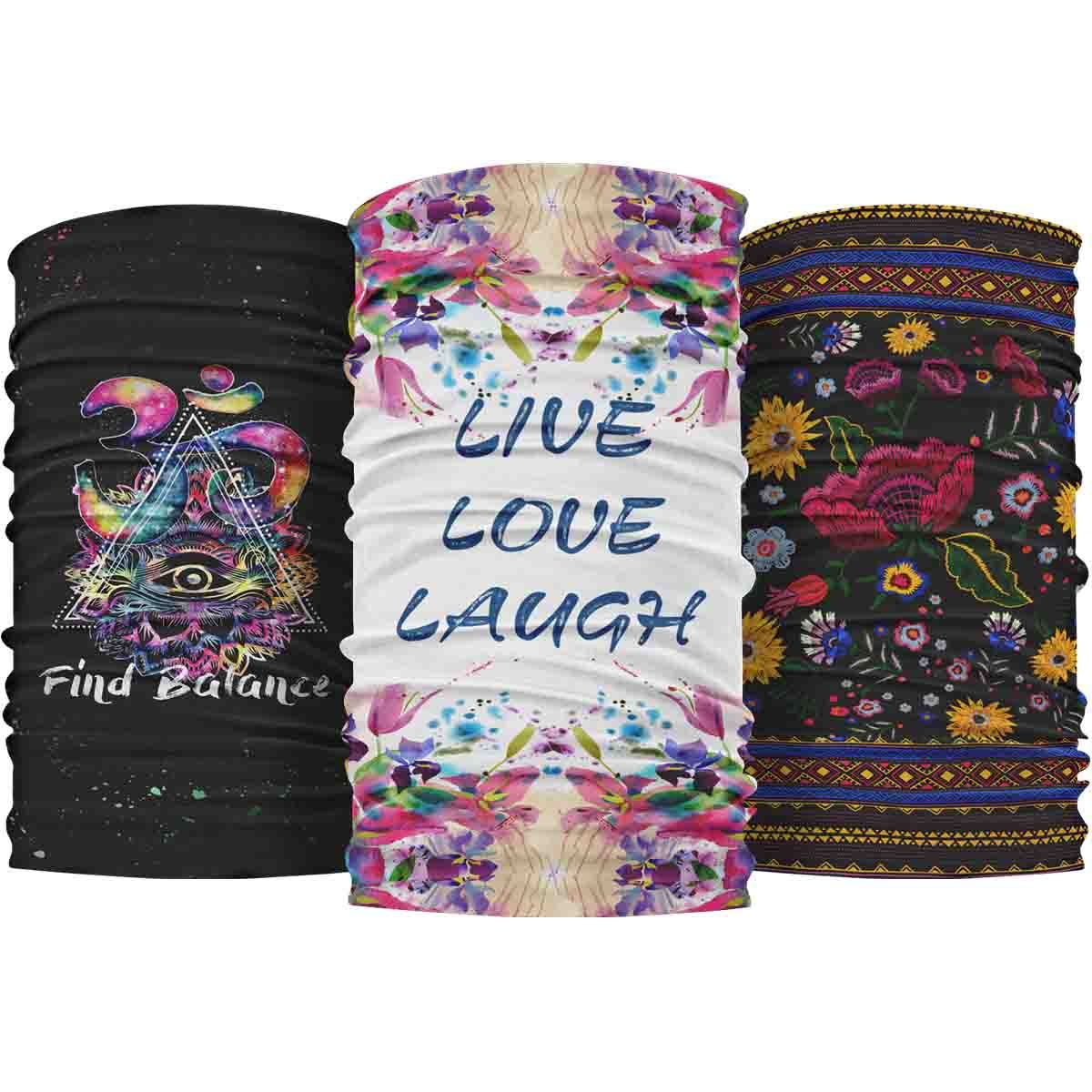 Pack Of 3 - Live Love Laugh