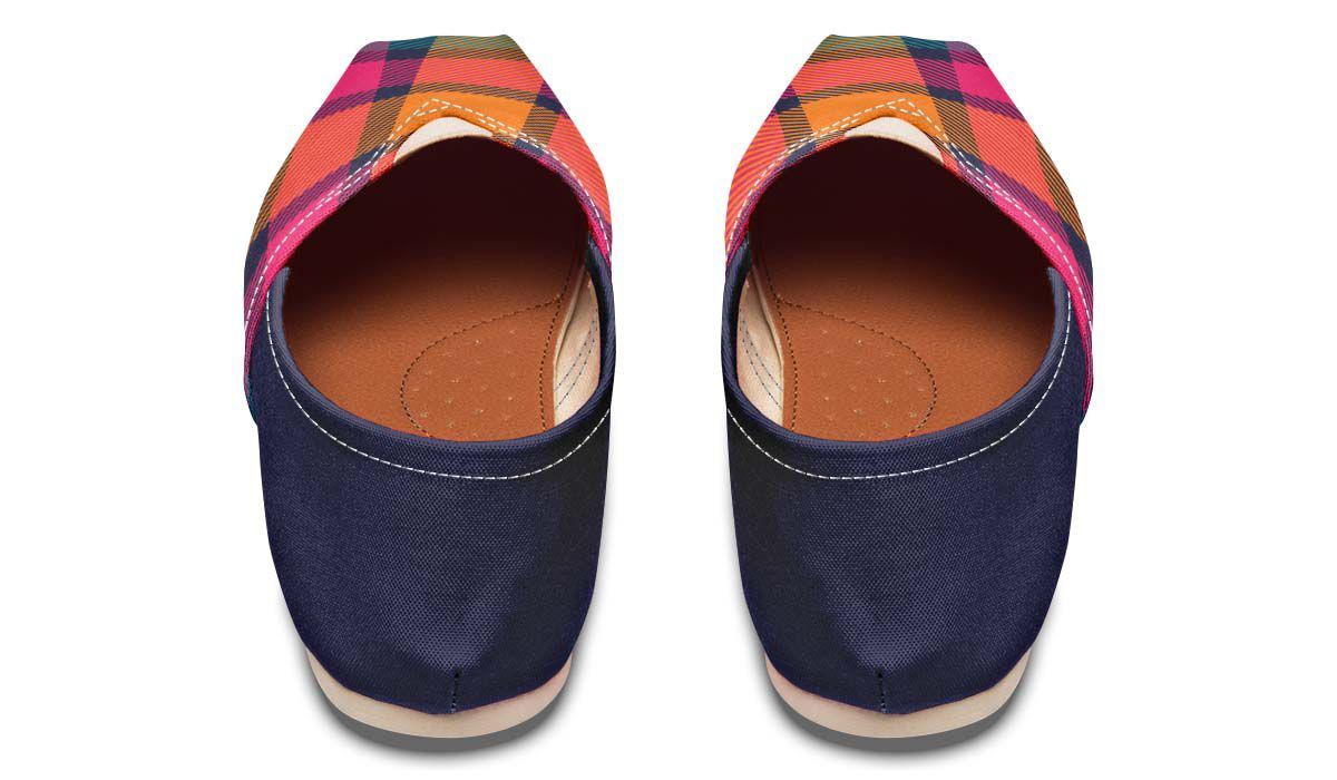 Plaid Color Pink Navy