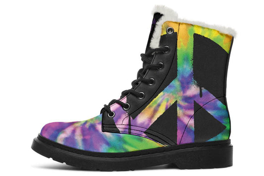 Peaceful Tie Dye Black Purple