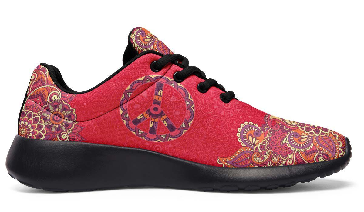 Peace And Mandala Red