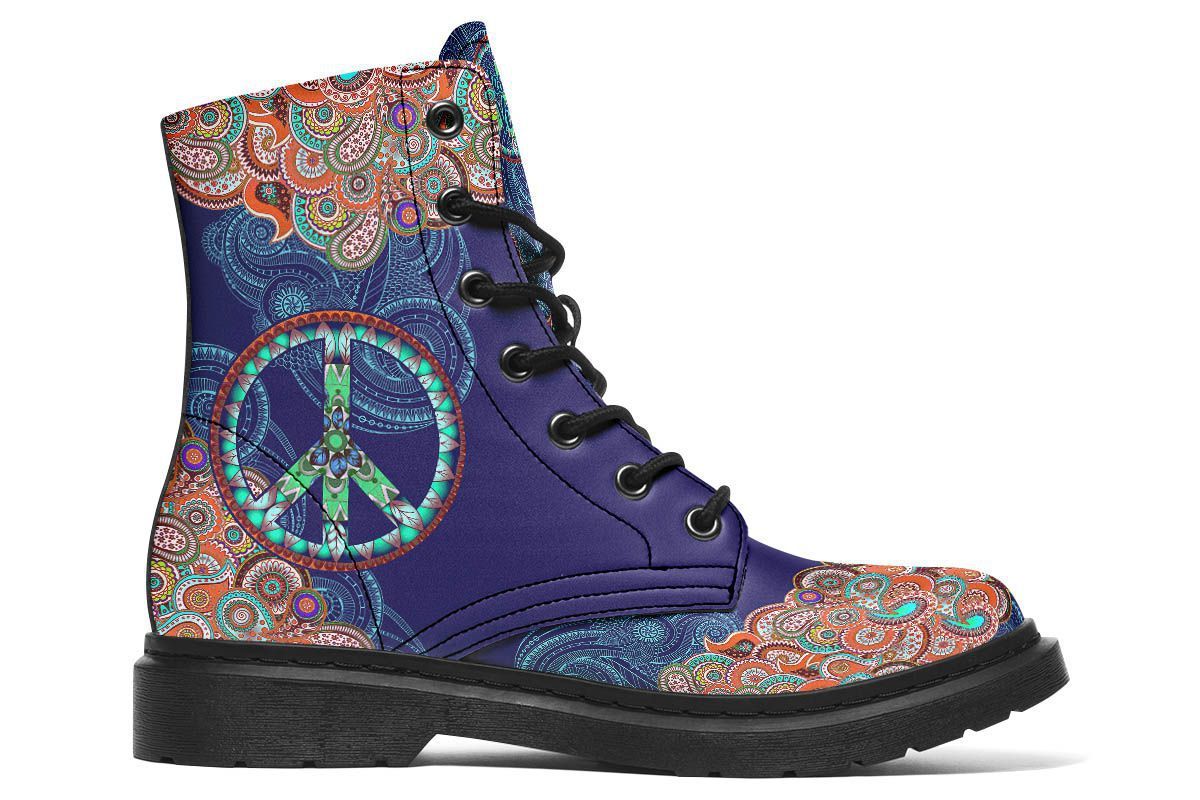 Peace And Mandala Blue