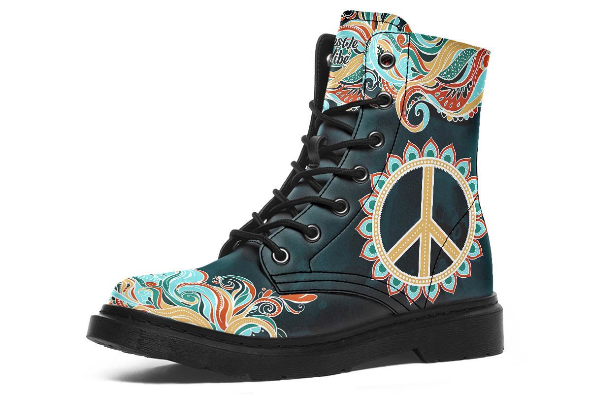 Peace Tribal Dark Turquoise