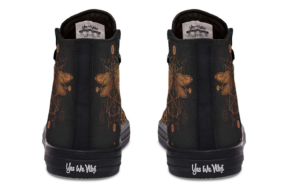 Golden Spiritual Dragonfly