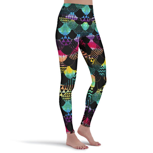 Colorful Dye Mosaic Art