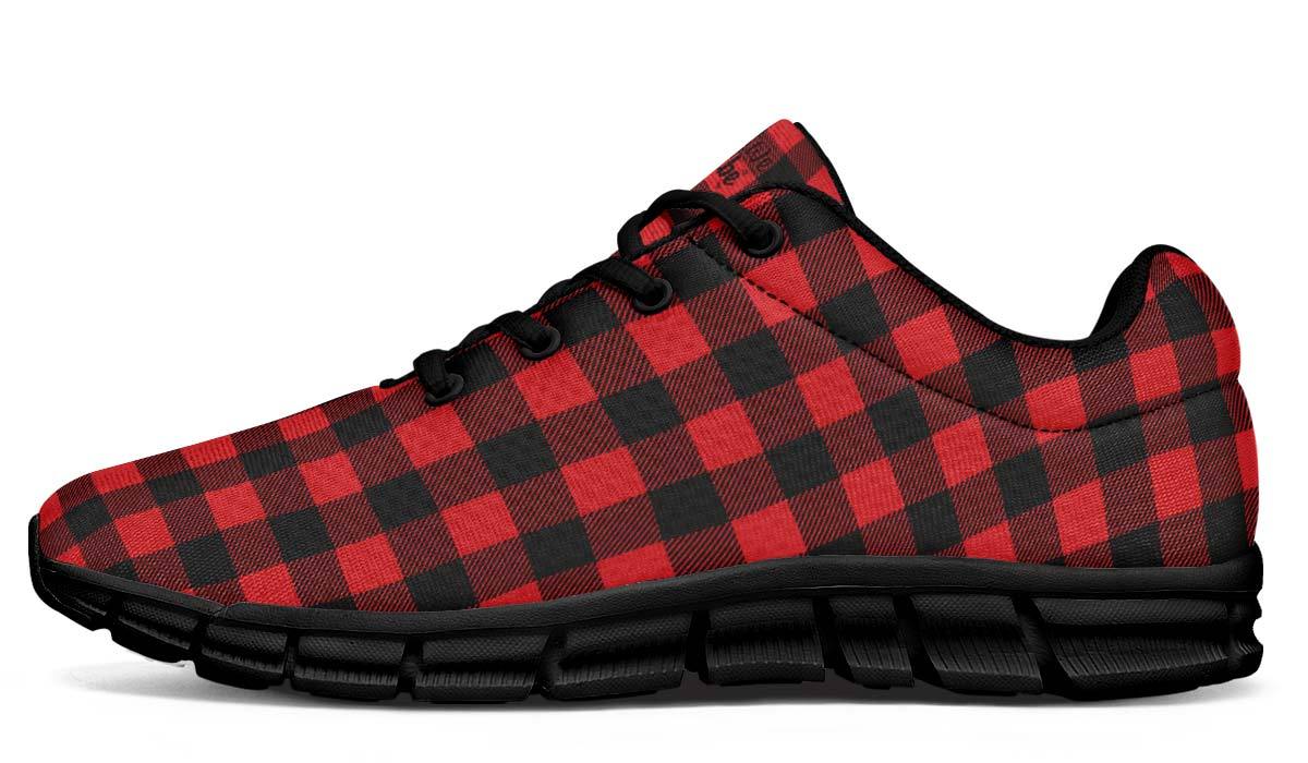 Checkered Black And Red