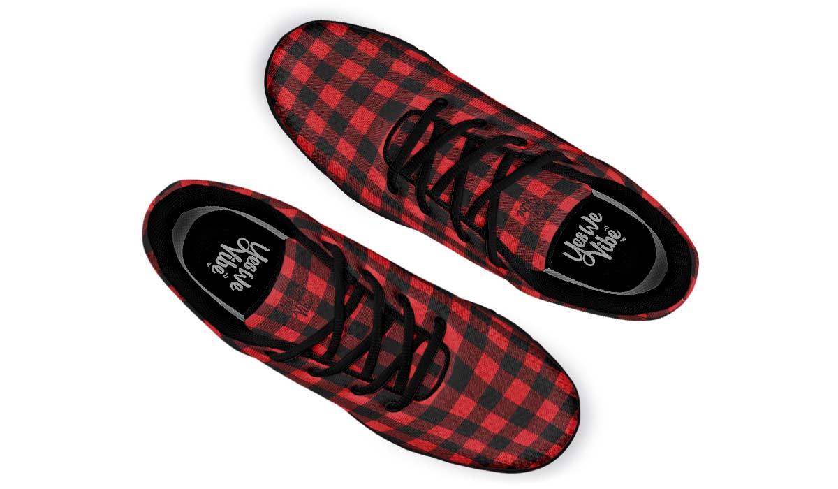 Checkered Black And Red