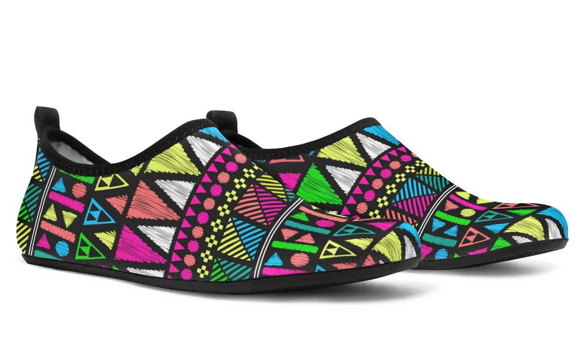 Neon Geo Print