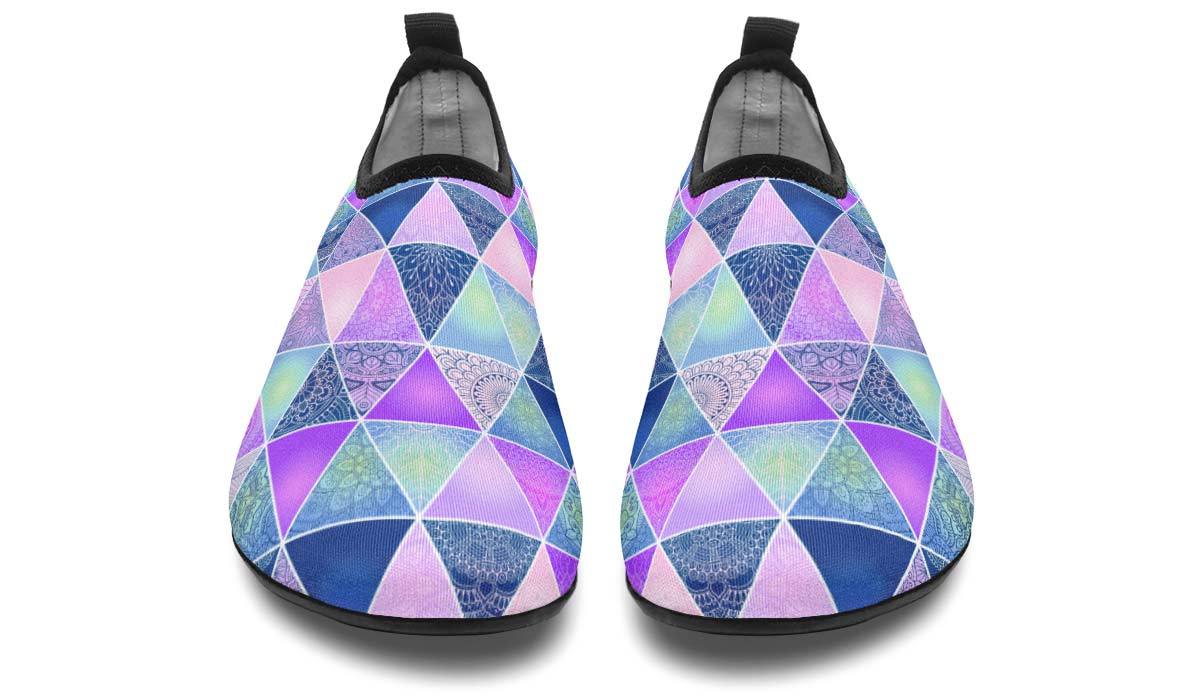 Triangular Purple Mandalas