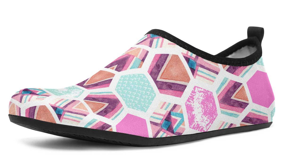 Watercolor Hexagon Pattern