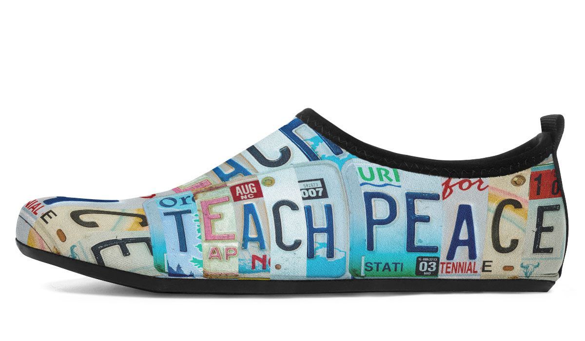 Teach Peace Plate