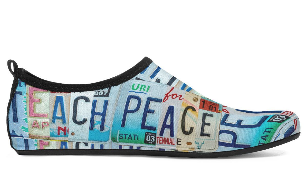 Teach Peace Plate