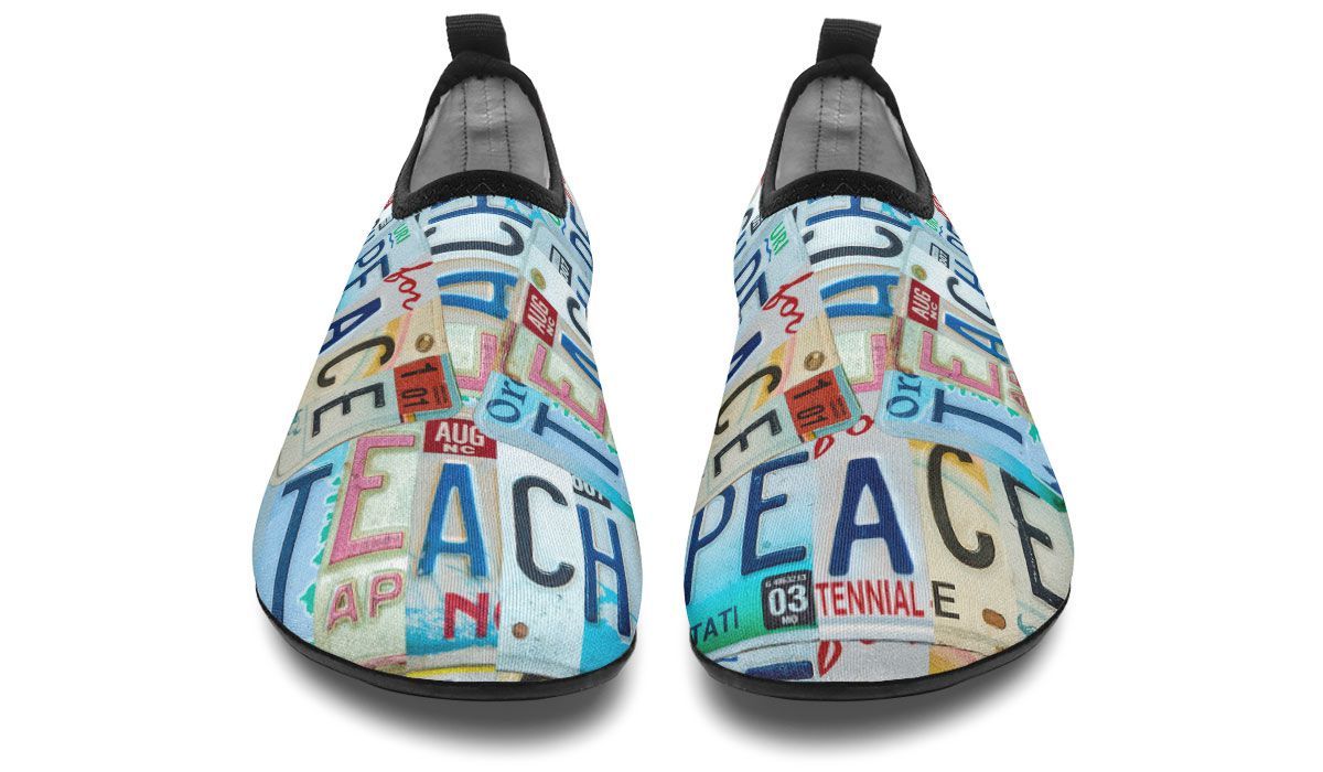 Teach Peace Plate