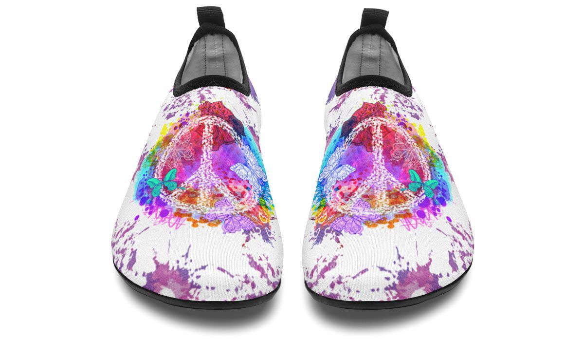 Colorful Peace And Butterflies