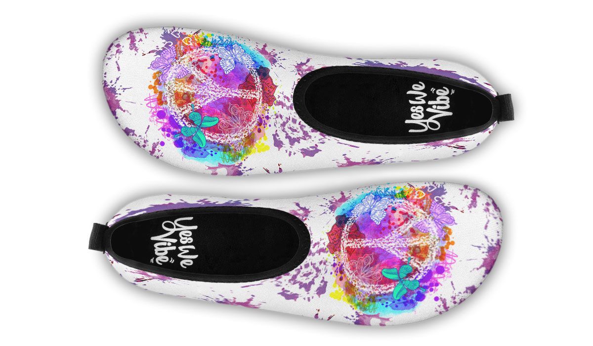 Colorful Peace And Butterflies