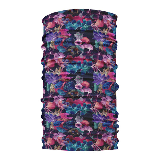 Dark Purple Watercolor Garden