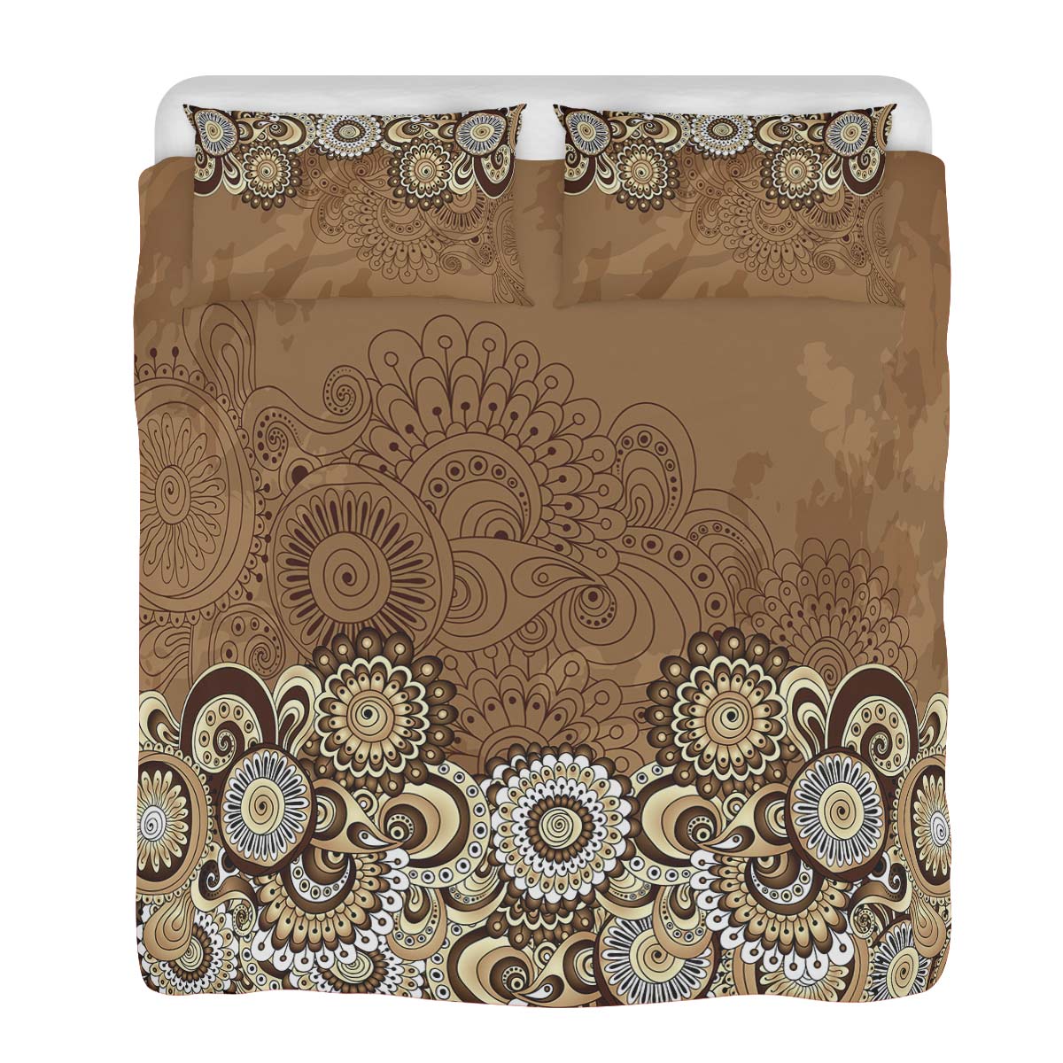 Colorful Mandala Brown