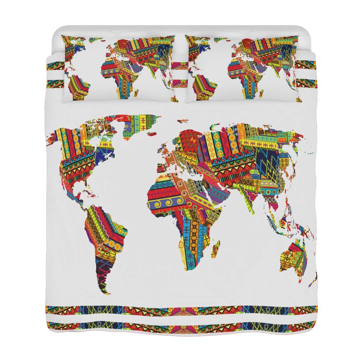 Colorful World Map