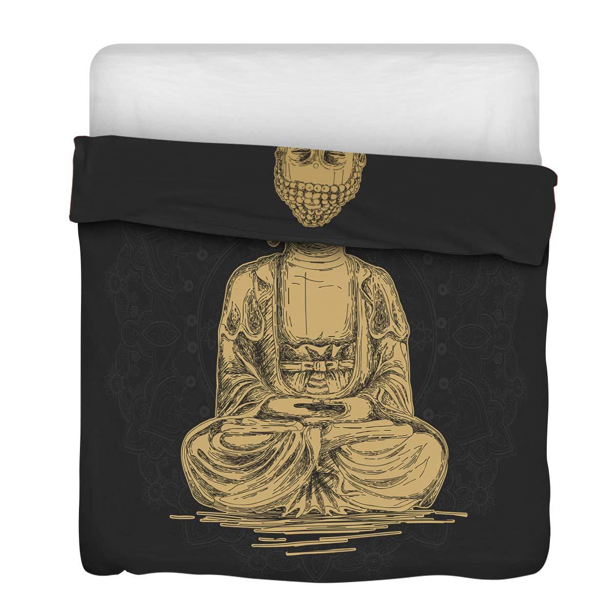 Gold Buddha & Mandala