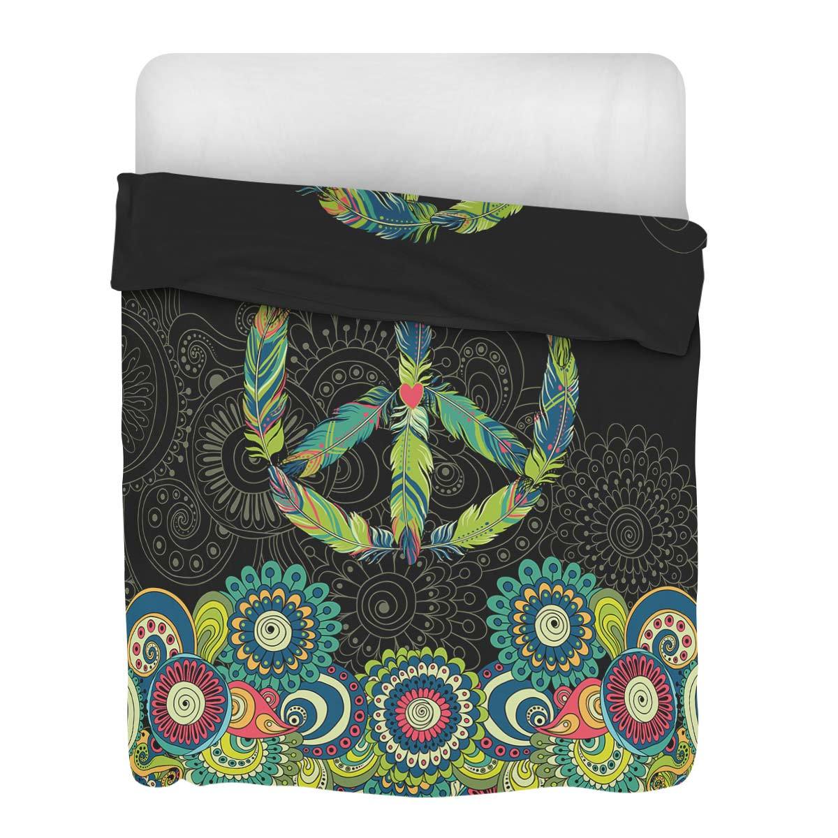 Peace Mandala Black