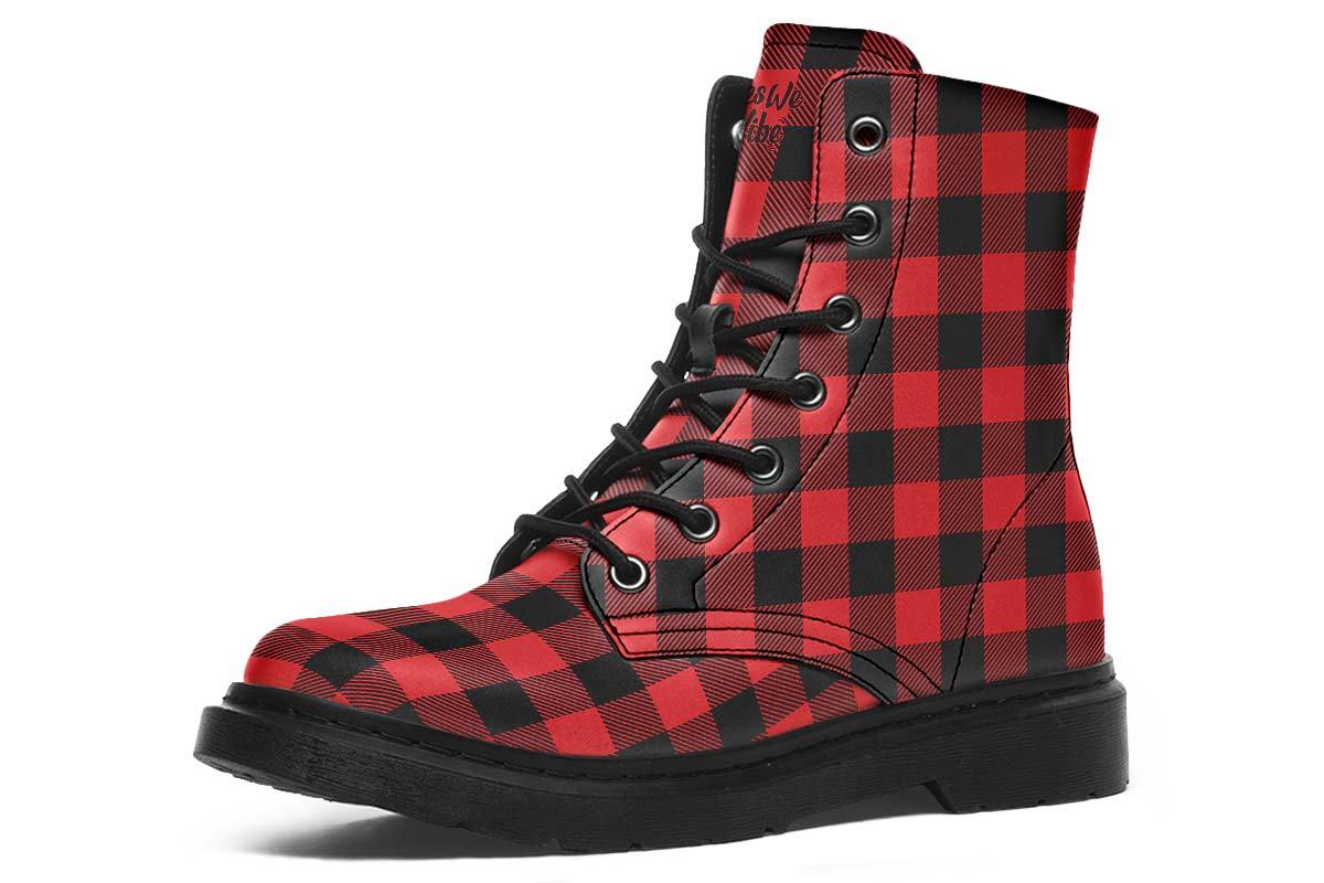 Checkered Black And Red