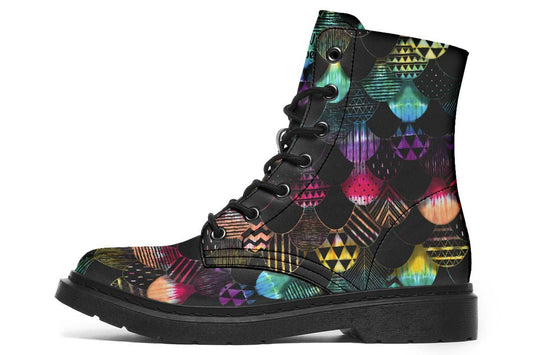 Colorful Dye Mosaic Art