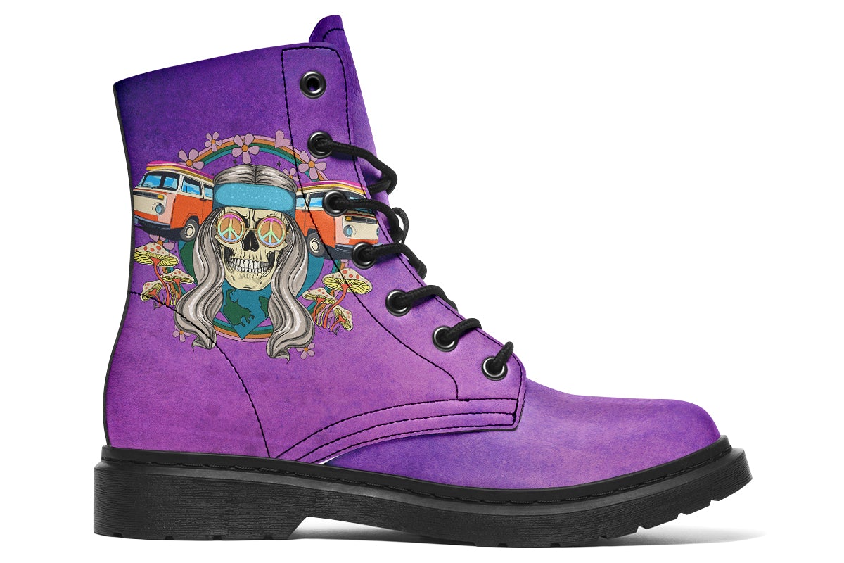 Hippie Skull Purple