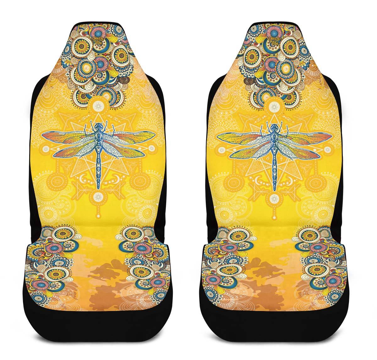 Dragonfly Mandala Yellow