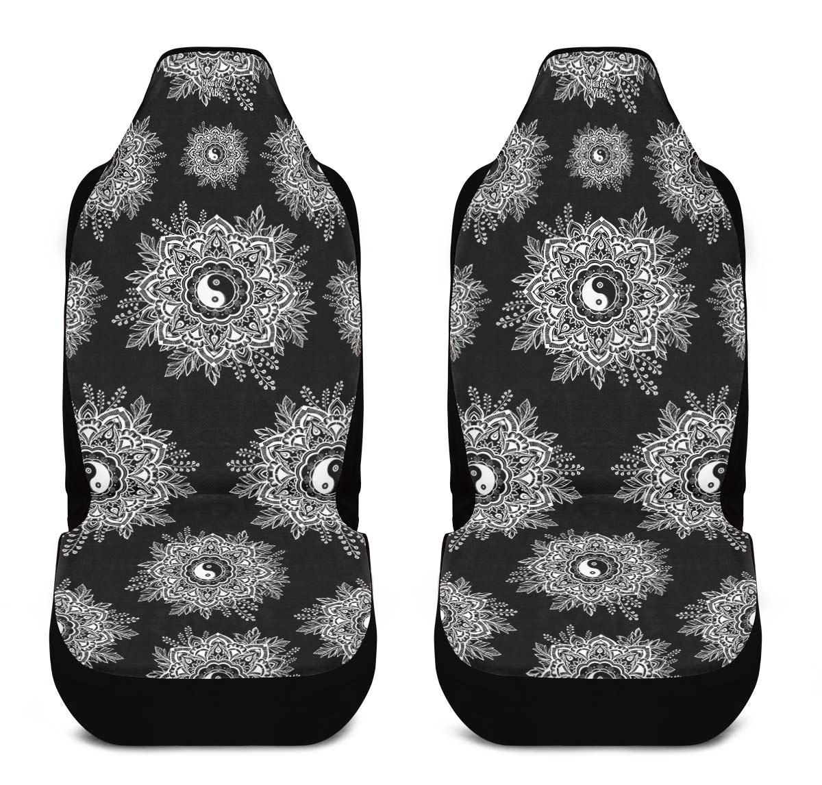 Yin Yang Mandala Blk-Wht