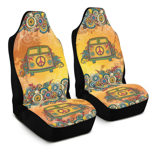 Colorful Hippie Van