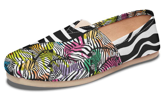 Colorful Zebras And Pattern