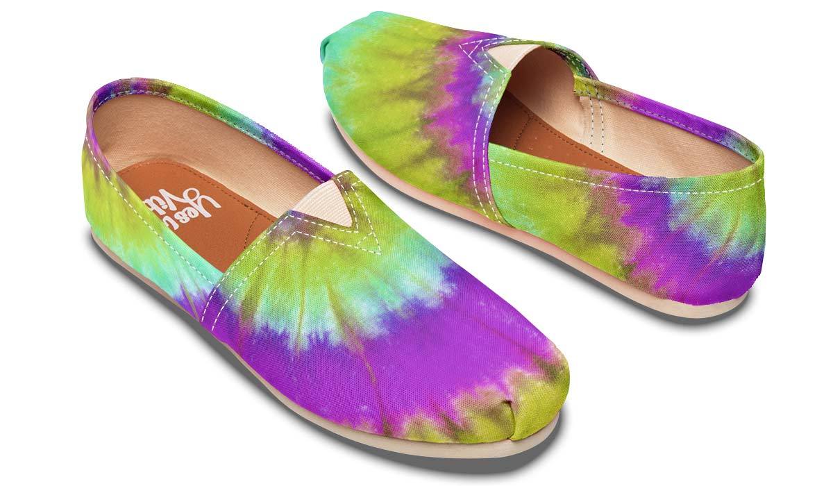 Pale Purple Yellow Tie Dye