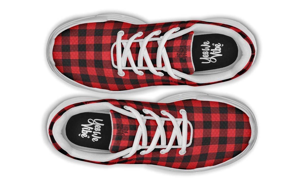 Checkered Black And Red