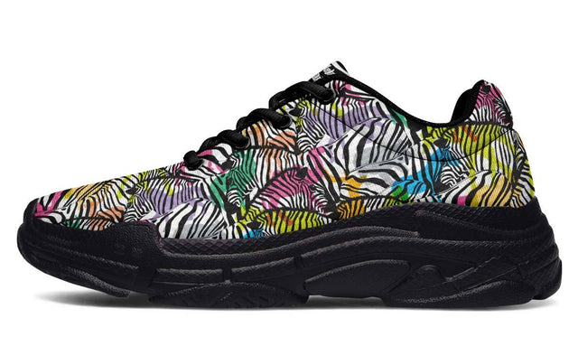 Colorful Zebras And Pattern