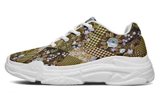 Flower Stripe White Rose