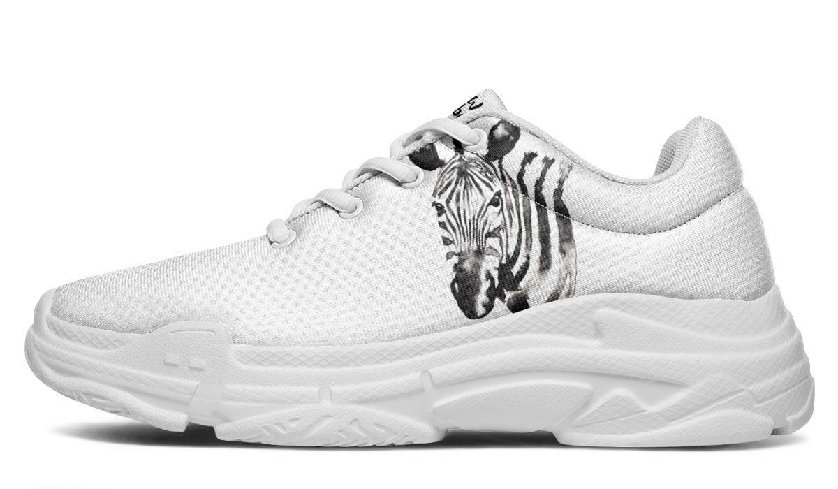 Watercolor Black Zebra