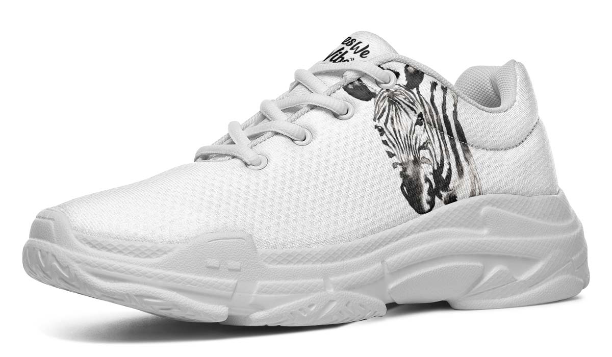 Watercolor Black Zebra