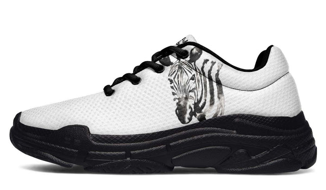 Watercolor Black Zebra