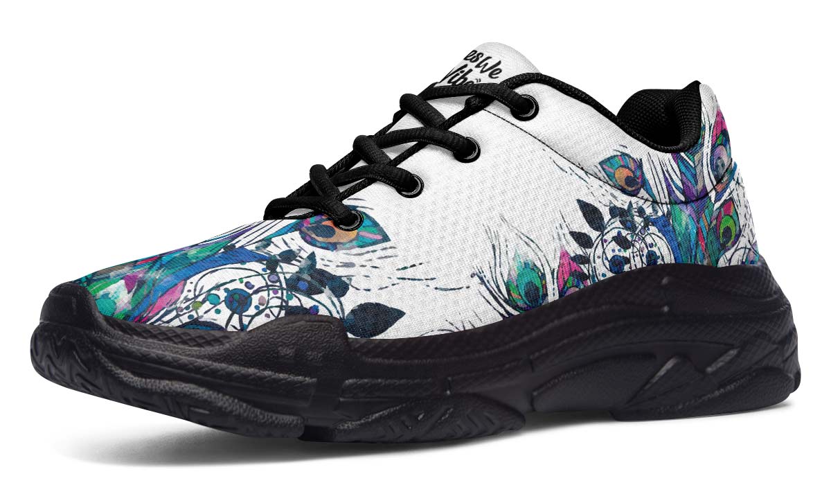 Watercolor Peacock Feather