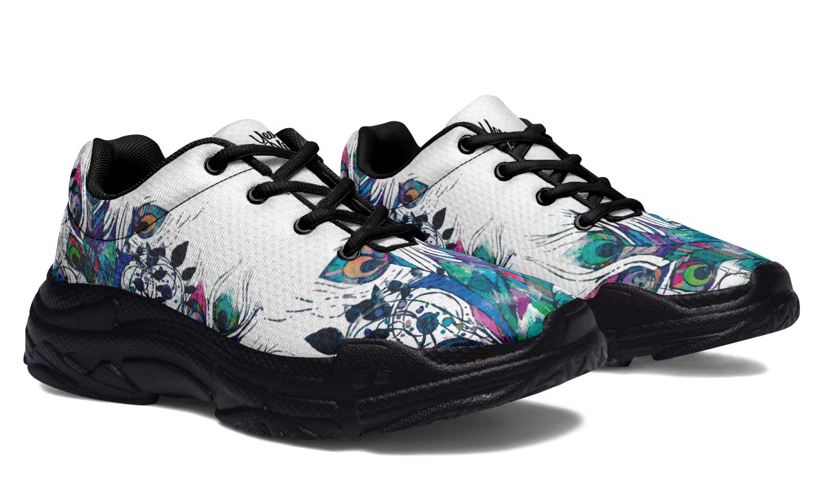 Watercolor Peacock Feather