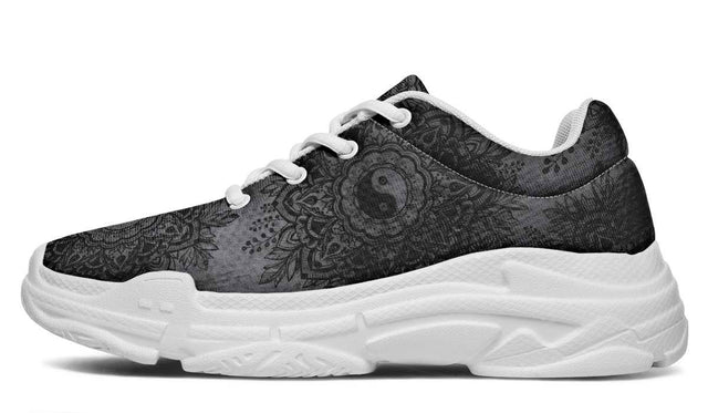 Yin Yang Mandala Grey