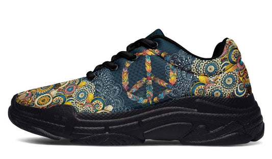 Peace And Mandala Feathers