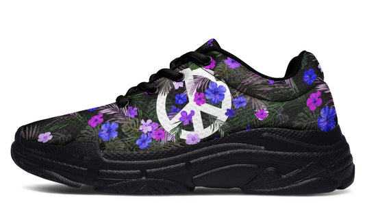 Peace Flower Tropical Grey