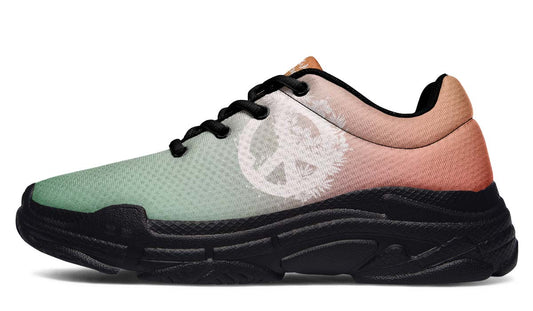 Peace Gradient Orange Blue