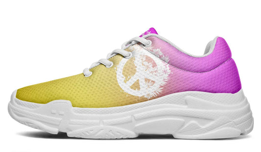 Peace Gradient Purple Yellow