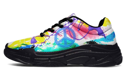 Peace Violet Paint Splash