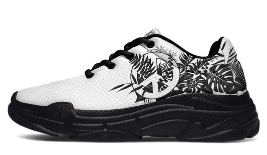 Peaceflower Blackand White