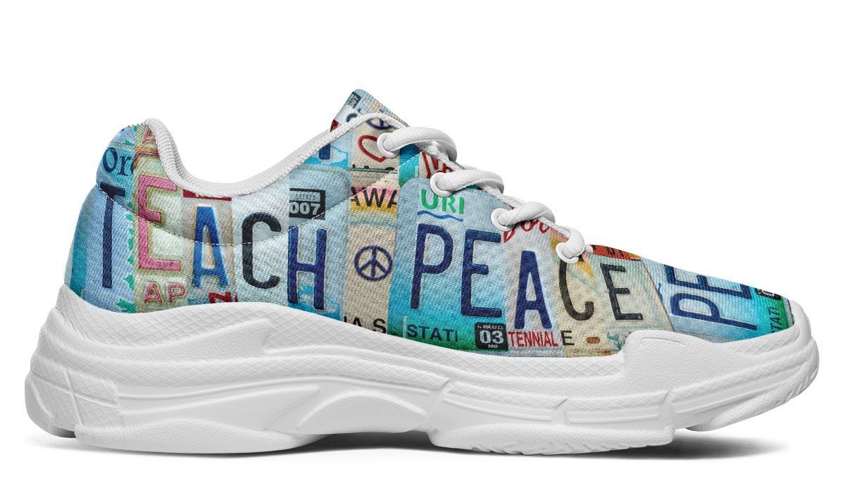 Teach Peace Plate